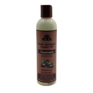 New - OKAY Black Jamaican Castor Oil Treatment, 8 fl oz